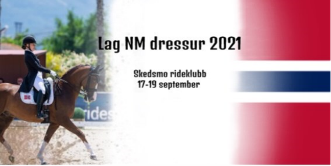 Lag NM Dressur 2021 er nå historie... Takk for innsatsen!